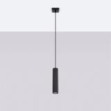 Sollux Lampa wisząca KARBON 1 czarny SL.1573