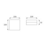 ROBIN LED D 24W 4000K 03092 IDEUS