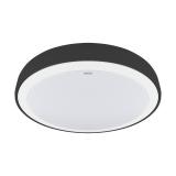 Plafon LED ozdobny czarny RATAN 24W 40cm zmienna barwa 04789 IDEUS