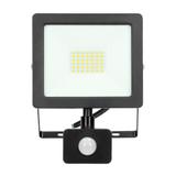 ALLED 30W Naświetlacz LED z PIR, 2400lm, IP44, 4000K, Alu+szkło FL/R-2 ORNO
