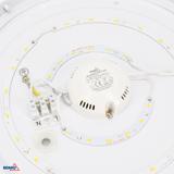 PLAFONIERA LED PLATO 12W 4000K 1130LM IP44 CZ. MIKR. C37-PLA-260-120-4K-MS BEMKO