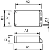 Statecznik transformator elektroniczny HID-PV 100 /S SDW-TG 220-240V 50/60Hz 9,13701E+11 PHILIPS