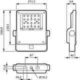 Naświetlacz LED Coreline BVP111 43W 6278lm IP66 4000K barwa neutralna LED73-4S/740 OFA52 5 lat gw. P 9,123E+11 PHILIPS
