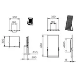 Naświetlacz LED Ledinaire BVP085 32W 4160lm IP65 3000K barwa ciepła ściemnialna LED42/830 9,11402E+11 PHILIPS