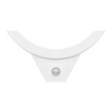 SPINEL LED 10W, oprawa ogrodowa z czujnikiem ruchu 140st, 800lm, IP54, 4000K, IK10, biała AD-OP-6119WLPMR4 ORNO