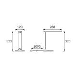 Lampka biurkowa LED ZET 5W czarna 03725 IDEUS