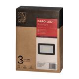 FARO LED 100W naświetlacz, 8000lm, IP65, 4000K, aluminium + szkło AD-NL-6437BL4 ORNO
