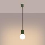 Lampa wisząca HALO 1 zielona oliwka