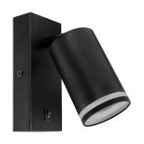 Oprawa dekoracyjna ZULA WLL GU10 BLACK 03998 IDEUS