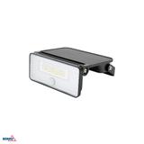 NAŚWIETLACZ LAMPA SOLARNA LED 3 barwy świecenia SOKER 8W 1000lm 3000K/4000K/6500K IP54 CZARNY Czujni C83-SOK-008BL-CCT-PIR BEMKO