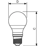 Żarówka LED classic 60W A60 E27 WW FR ND 1CT/10 produkt wycofany 9,29001E+11 PHILIPS
