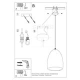 Sollux Lampa wisząca ceramiczna BUKANO SL.0842