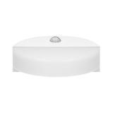 HALIT LED 10W, oprawa ogrodowa z czujnikiem ruchu 140st, 600lm, IP65, 4000K, IK10, biała AD-OP-6116WLPMR4 ORNO