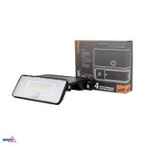NAŚWIETLACZ LAMPA SOLARNA LED 3 barwy świecenia SOKER 8W 1000lm 3000K/4000K/6500K IP54 CZARNY Czujni C83-SOK-008BL-CCT-PIR BEMKO
