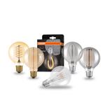 Lampa LED Vintage 1906 GOLD 125 dim 4,8W/822 szkło przezroczyste E27