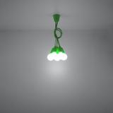 Sollux Lampa wisząca DIEGO 5 zielony SL.0583