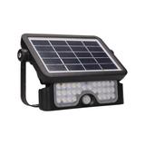 LUX LED 5W, naświetlacz solarny z czujnikiem ruchu 500lm, IP65, 4000K, 2x1500mAh, czarny AD-SL-6108BLR4 ORNO