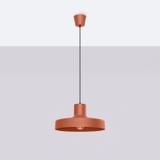 Sollux Lampa wisząca BILO ochra czerwona