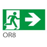 Piktogram wyjście w prawo do ORION - OR8 39978 INTELIGHT