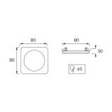 GOTI LED D 5W 4000K 03084 IDEUS