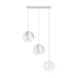 Lampa wisząca TULOS 3L biała