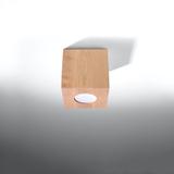 Sollux Plafon QUAD naturalne drewno SL.0493