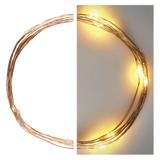 Lampki świąteczne łezki 20 LED 1,9m ciepła biel IP20 miedziany przewód IP20 timer D3AW07 EMOS