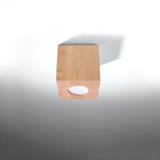 Sollux Plafon QUAD naturalne drewno SL.0493