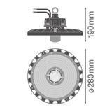 Oprawa HIGH BAY SENSOR 93W 4000K 110DEG IP65