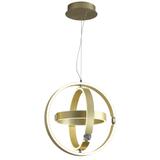 lampa wisząca LED Sirius 80W 4000lm 4000K złota ML6187 Milagro