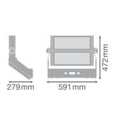 Naświetlacz FLOOD MAX LUM 600W 757 ASYM 50x110 WAL