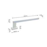 kinkiet łazienkowy nad lustro LED Shine White 11W 770lm 4000K IP44 ML3877 Milagro