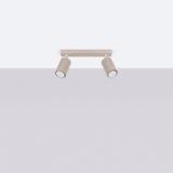 SOLLUX Plafon KARBON 2 taupe ; SL.1763