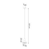 Sollux Lampa wisząca TAZILA 1 czarna [ES111] SL.0989