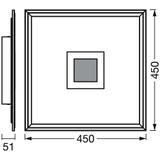 OprawaSMART+ WIFI PANELANON PANELUS HOLE BLACKLIGHT 450X450 RGB TW