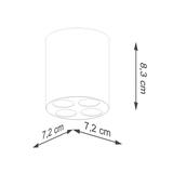 Sollux Plafon ZOE biały LED SL.1209