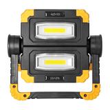 GEMINIX LED 2x10W, podwójny naświetlacz roboczy, przenośny z akumulatorem, 1200lm, IP44, 4000K, 5000 AD-NR-6466L4 ORNO