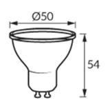 Lampa z diodami LARA LED GU10 8W 4500K 03809 IDEUS