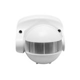 GTV CZUJNIK RUCHU CR-1, max. 1200W, AC 220-240V, 50/60Hz, KĄT DZIAŁANIA 180*, ZASIĘG 10m ± 1,8- 2,5m, IP44, NIE WSPÓŁPRACUJE Z LED, NATYNKOWY, BIAŁY CR-CR1000-00 GTV Poland