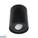 DOWNLIGHT ORTAL REGULOWANA fi96 GU10 MAX. 1x50W CZARNA C23-DLO-AR-GU10-150-BL BEMKO