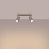SOLLUX Plafon KARBON 2 taupe ; SL.1763