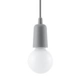 Sollux Lampa wisząca DIEGO 1 szara SL.0575