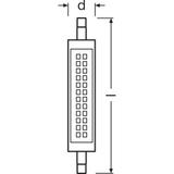 Lampa LED LINE 118 CL 100 non-dim 11W 827 R7S