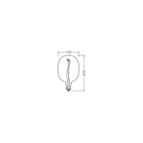 Lampa LED Vintage 1906 BALLON BLUE dim 4,5W/816 E27