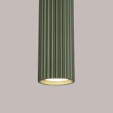 Sollux Lampa wisząca KARBON 1 zielony oliwkowy SL.1611