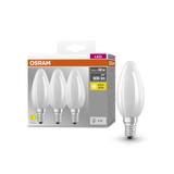 Żarówka LED x3 B35 Świeczka E14 5.5W = 60W 806lm 2700K Ciepła 300° BASE Osram
