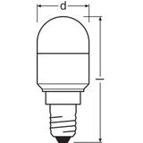 Lampa LED SPECIAL T26 20 2,3W/865 230V FR E14