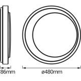 Oprawa SMART+ Orbis Ceiling Moon WIFI TW 480mm white/Grey