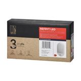 NEFRYT LED 10W, oprawa ogrodowa z czujnikiem ruchu 140st, 850lm, IP54, 4000K, biała AD-OP-6110WLPMR4 ORNO