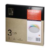Plafon okrągły z taśmą RGB sterowany aplikacją LED 36W zmienna barwa ADVITI AD-PL-6515WLZM/CCT ORNO